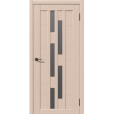 Дверь межкомнатная Дубрава Сибирь Рада ШТРИХ Лиственница, стекло графит